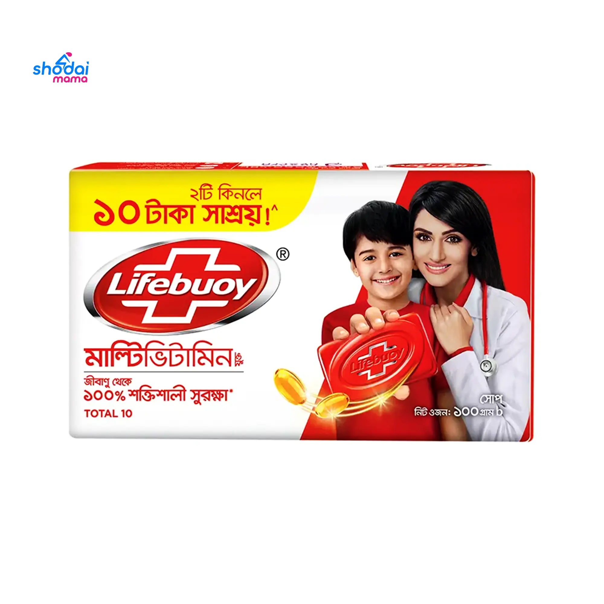 Lifebuoy Multivitamin Total 10 Soap 100gm